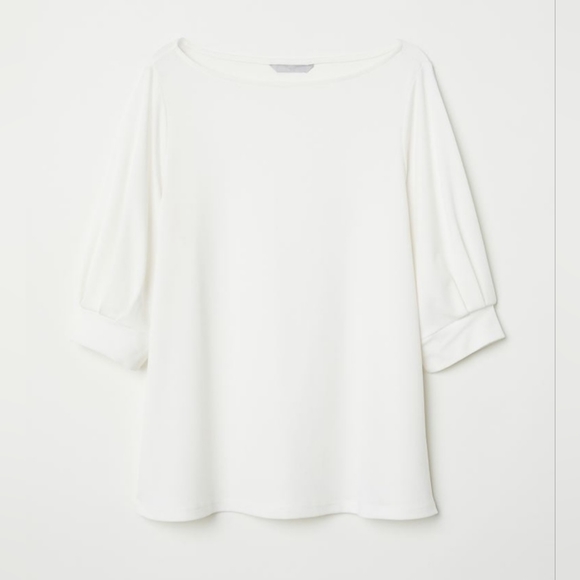 NWOT Creped Jersey Top - M - Picture 5 of 5